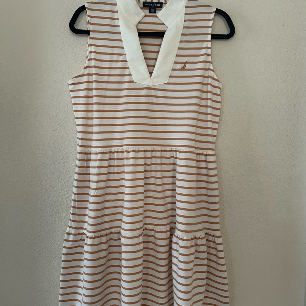 Nautica Women's Sleeveless Striped Dress Size S